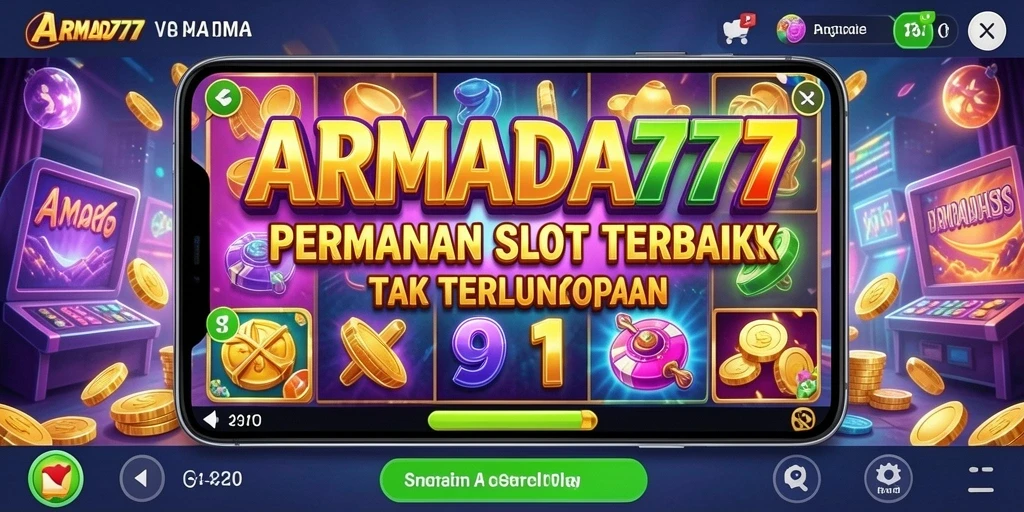 Tampilan gameplay Slot yang menarik di ARMADA777 dengan berbagai tema dan efek suara.