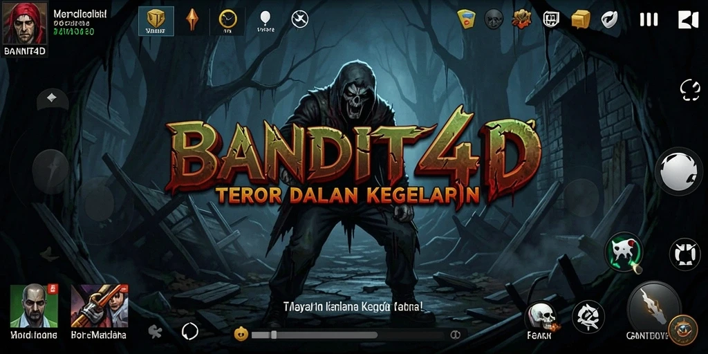 Screenshot menampilkan gameplay menyeramkan BANDIT4D yang menegangkan.