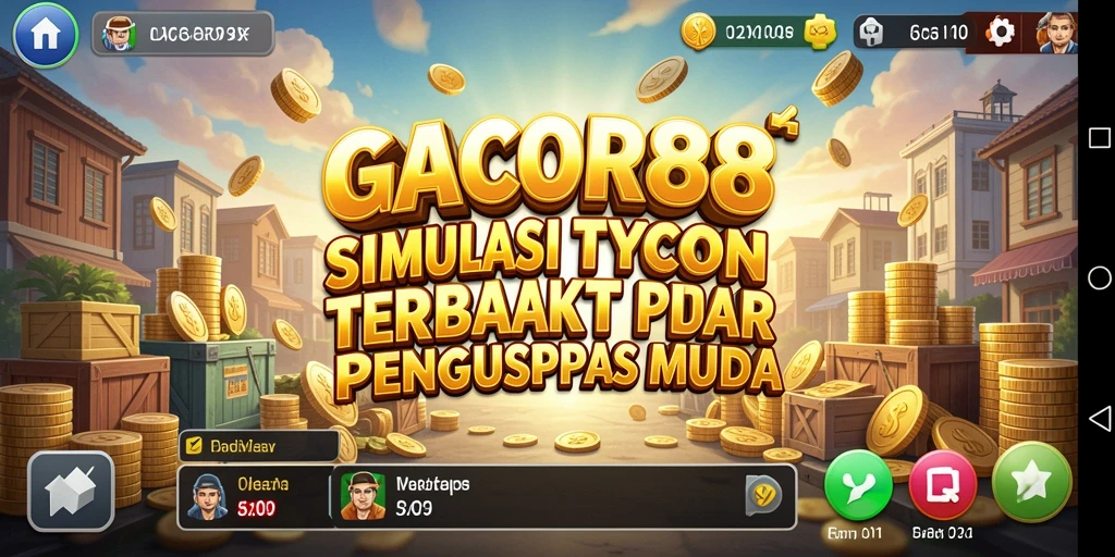 Tampilan gameplay GACOR88 yang seru dan menantang di dunia Tycoon.