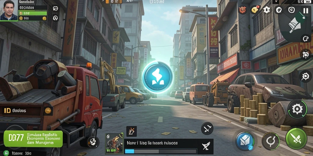 Tampilan menarik gameplay IDR77 dalam simulasi ekonomi.